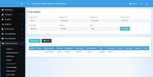 Campus365 Payroll features